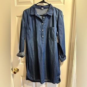 NWT Old Navy Chambray shirt dress